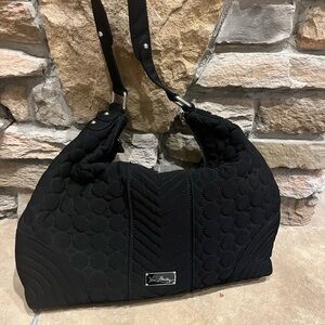 Vera Bradley Black Quilted Shoulder Bag